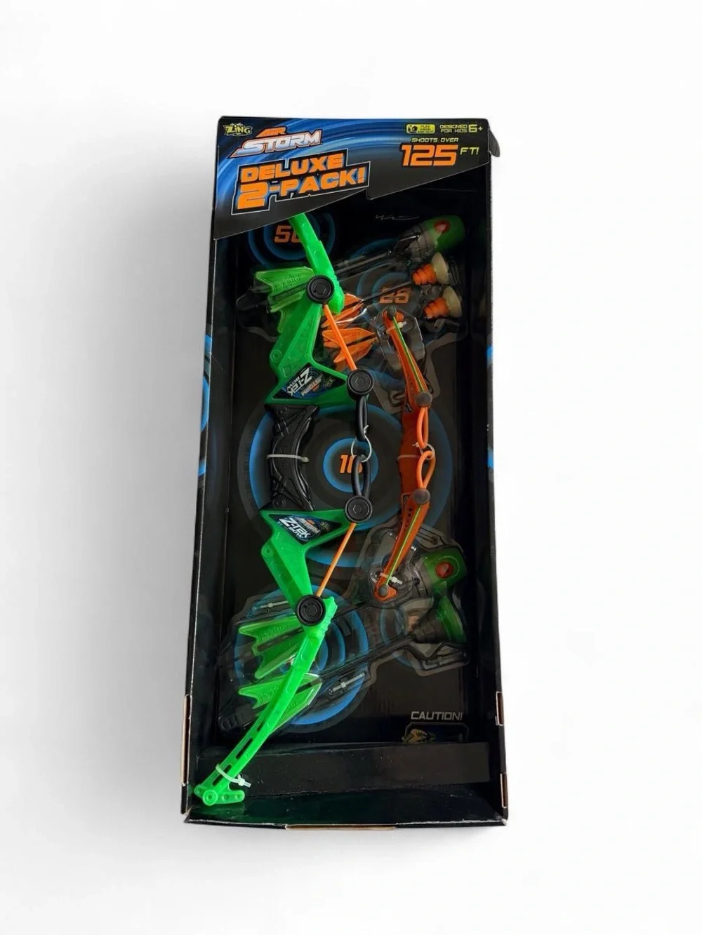Zing Air Storm Deluxe 2-Pack Archery Set Z-Tek & Zano Bows NIB